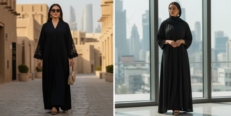 black abaya for modest luxury